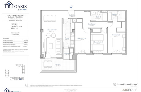 Piso en venta en calle Miguel Indurain , 5