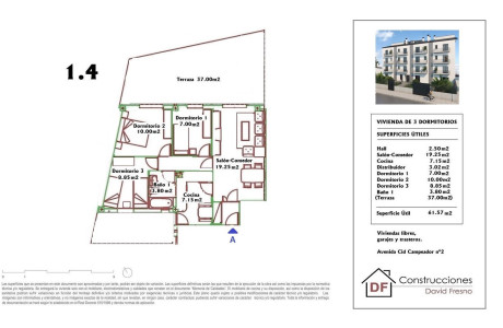 Piso en venta en avenida Cid Campeador, 2