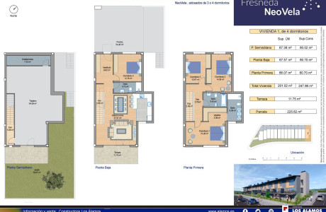 Chalet adosado en venta en camino de la Fontona s/n