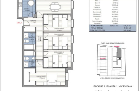 Piso en venta en avenida de los Descubrimientos, 4