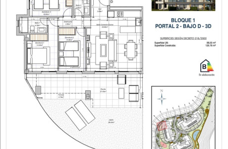 Piso en venta en Ub. Benajamar Parcela, 5