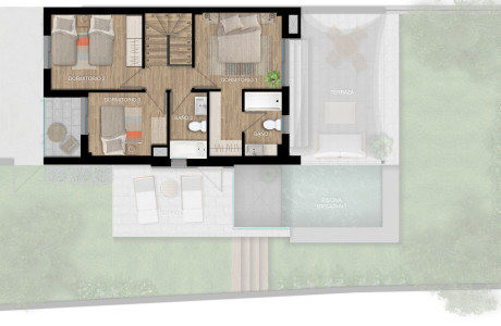 Chalet adosado en venta en avenida Elda , 30