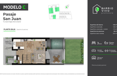 Chalet adosado en venta en avenida Elda , 30