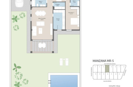 Chalet pareado en venta en calle Galeota s/n