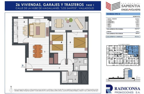 Piso en venta en calle de la Nube de Magallanes s/n