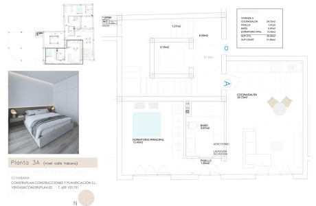 Piso en venta en calle calle Habana 16 s/n