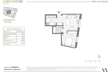 Piso en venta en calle Cervantes, 12