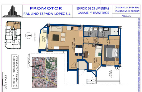 Piso en venta en calle Bailen, 34