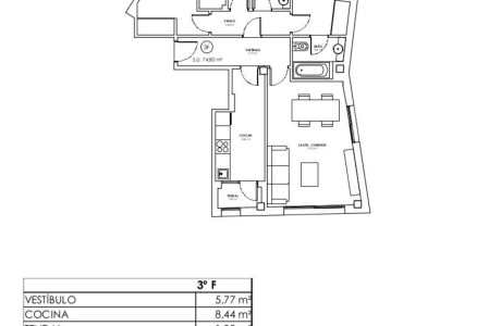 Piso en venta en avenida de Outeiro, 26