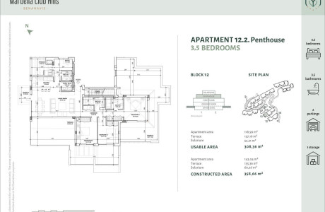 Ático en venta en carretera de Monte Mayor s/n