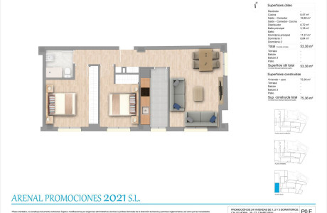 Piso en venta en calle Jarales, 1