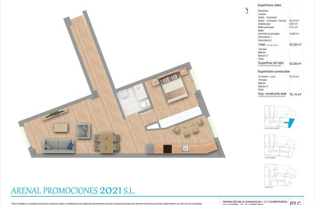 Piso en venta en calle Jarales, 1