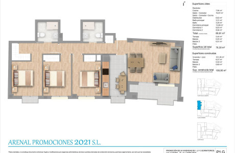 Piso en venta en calle Jarales, 1