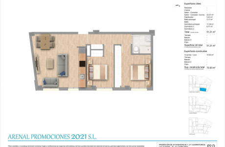 Piso en venta en calle Jarales, 1