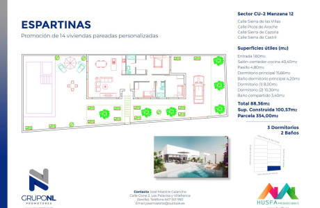 Chalet pareado en venta en calle sierra de las villas s/n