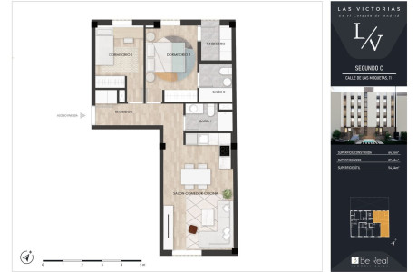 Piso en venta en calle de las Moquetas, 11