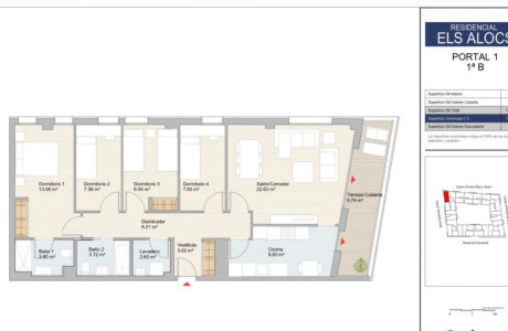 Piso en venta en calle Cervantes, 19