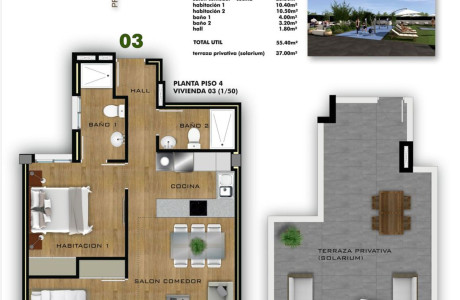 Piso en venta en calle Colombia , 6