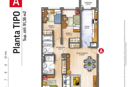 Piso en venta en calle Fuenteovejuna , 20