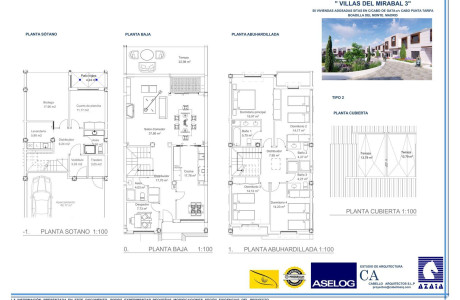 Chalet adosado en venta en calle Cabo de Finisterre s/n