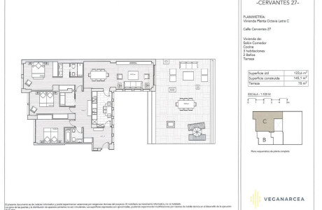 Ático en venta en calle Cervantes, 27