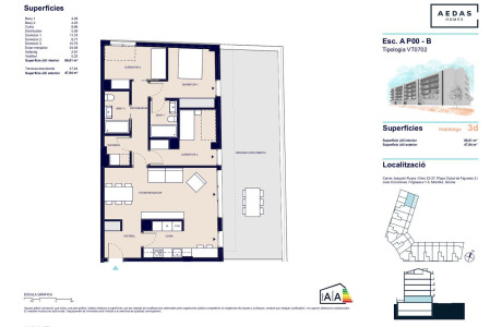 Piso en venta en plaza de La Ciutat de Figueres, 2
