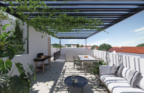 Chalet adosado en venta en calle Molino Hundido , 14