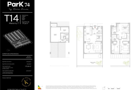 Chalet adosado en venta en calle Valle del Cabriel, 34