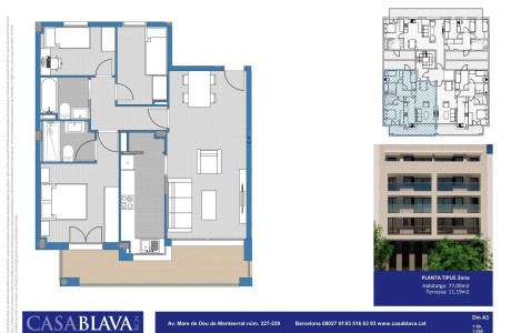 Piso en venta en avenida de la Mare de Déu de Montserrat, 227