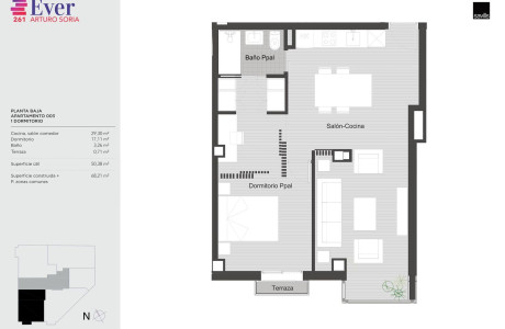 Piso en venta en calle arturo soria, 261