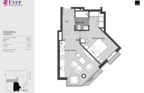 Piso en venta en calle arturo soria, 261