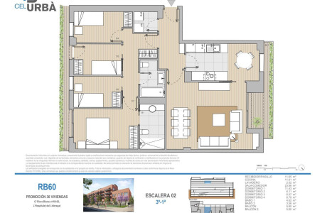 Piso en venta en calle riera blanca, 60