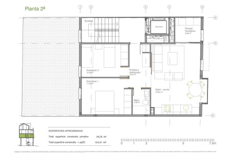 Piso en venta en calle Peñascales , 52