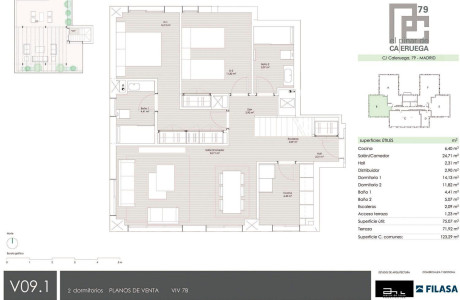 Ático en venta en calle Caleruega, 79