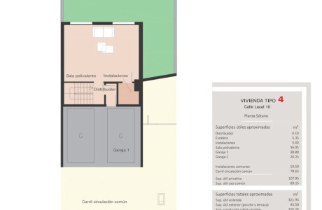 Chalet pareado en venta en calle Lacal, 10