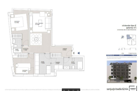 Piso en venta en calle Sanjurjo Badía, 62