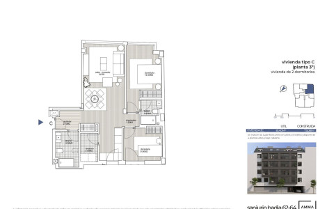 Piso en venta en calle Sanjurjo Badía, 62