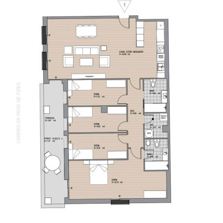 Piso en venta en calle Pere Fizes, 2