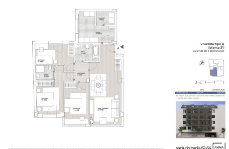 Piso en venta en calle Sanjurjo Badía, 62