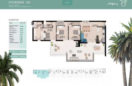 Ático en venta en calle Doñana, 45