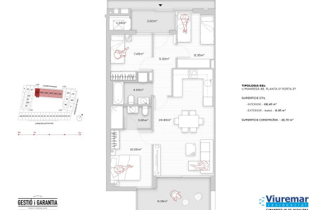 Piso en venta en calle Manresa, 46
