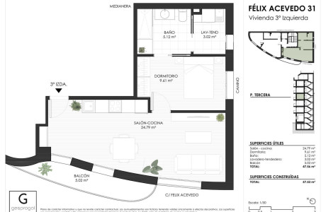 Piso en venta en calle Félix Acevedo , 31