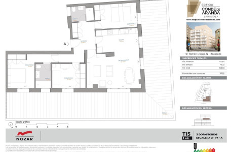 Ático en venta en calle de Santiago Ramón y Cajal, 12