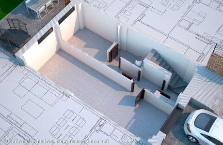 Chalet adosado en venta en calle Degaña , 19