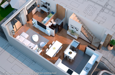 Chalet adosado en venta en calle Degaña , 19