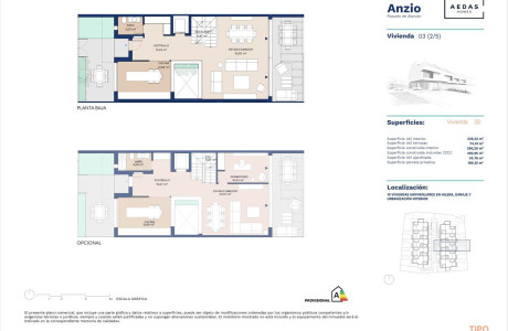 Chalet adosado en venta en calle Valentín Robledo, 6