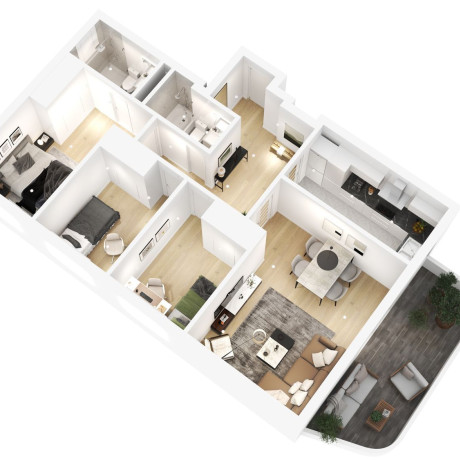 Ático en venta en calle Benahavís s/n