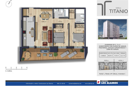 Ático en venta en avenida Roces, 690