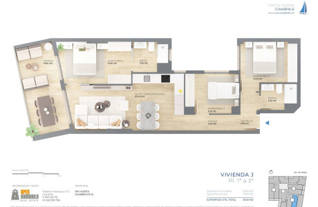 Piso en venta en avenida de la Llosa, 6