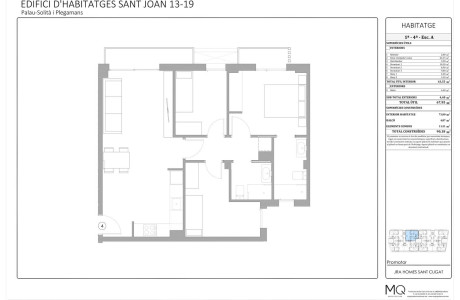 Piso en venta en calle Can Joan, 13